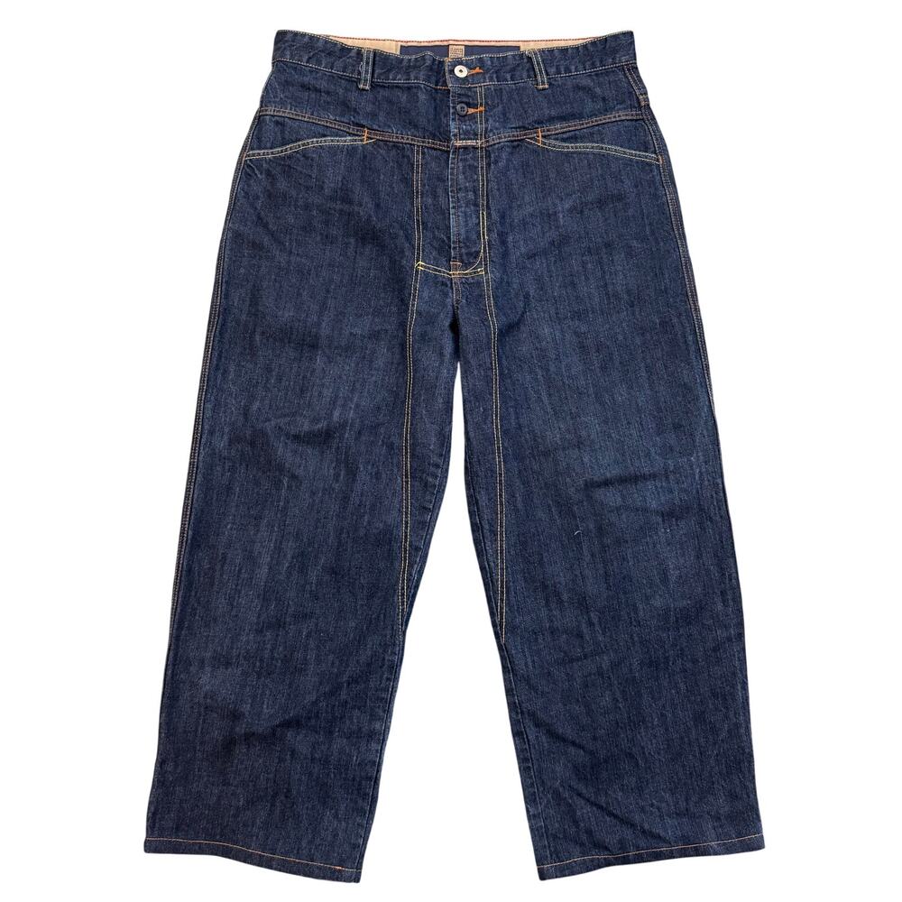 Marithe Francois Girbaud M+FG Baggy Denim Jeans Vtg Y2k Sz34